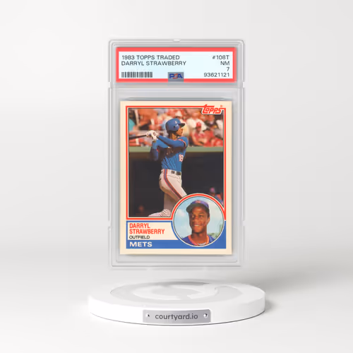 1983 Topps Traded #108T Darryl Strawberry (PSA 7 NM)