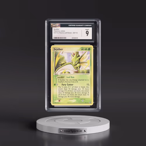 2004 EX Fire Red & Leaf Green #29/112 Scyther (CGC 9 MINT)