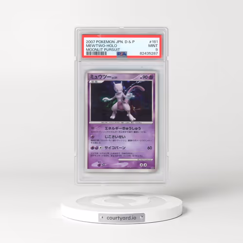 2007 Pokémon Diamond & Pearl Moonlit Pursuit #181 Mewtwo - Holo (PSA 9 MINT)