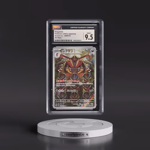 2023 Scarlet ex #089/078 Kingambit - Art Rare Holo (CGC 9.5 MINT+)