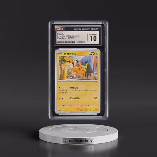 2023 Clay Burst #017/071 Pikachu (CGC 10 GEM MINT)