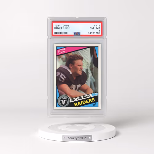 1984 Topps #111 Howie Long (PSA 8 NM-MT)