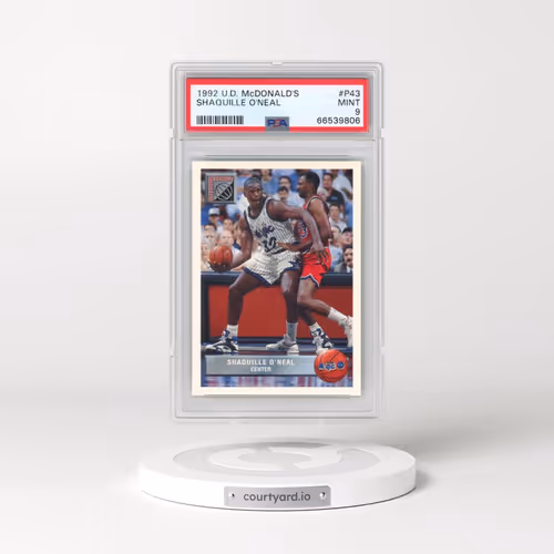 1992 Upper Deck McDonald's #P43 Shaquille O'Neal (PSA 9 MINT)