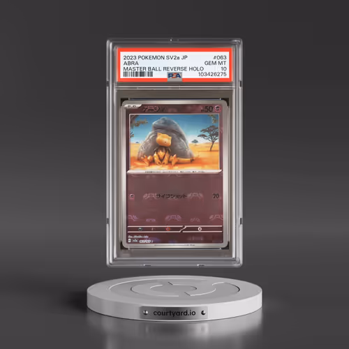 2023 Pokémon Sv2a-Pokemon 151 #063 Abra - Reverse Holo Master Ball (PSA 10 GEM MINT)