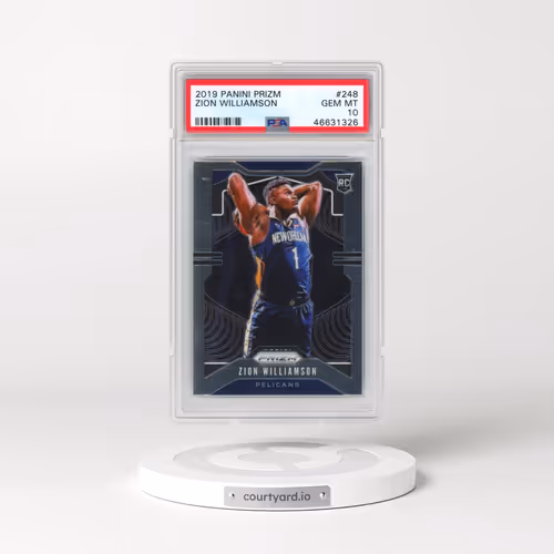 2019 Panini Prizm #248 Zion Williamson (PSA 10 GEM MINT)