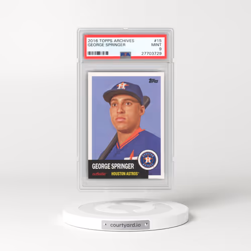 2016 Topps Archives #15 George Springer (PSA 9 MINT)
