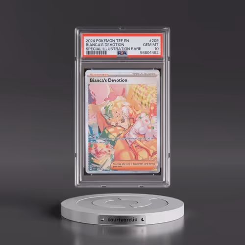 2024 Pokémon Tef EN-Temporal Forces #209 Bianca's Devotion - Special Illustration Rare (PSA 10 GEM M
