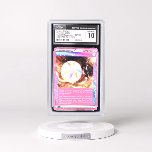 2024 Pokémon Twm EN-Twilight Masquerade #167 Legacy Energy (CGC 10 GEM MINT)