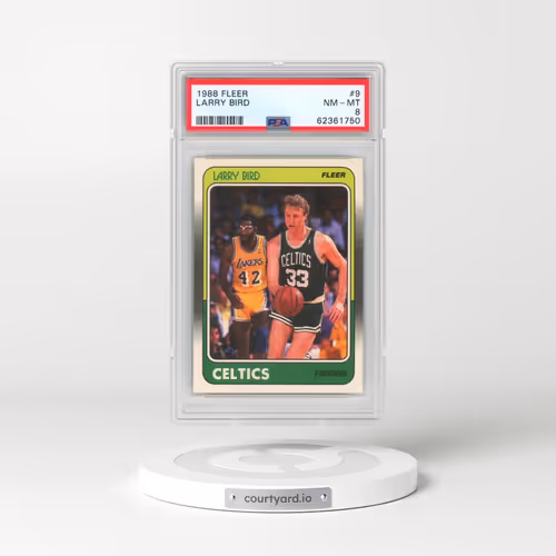 1988 Fleer #9 Larry Bird (PSA 8 NM-MT)