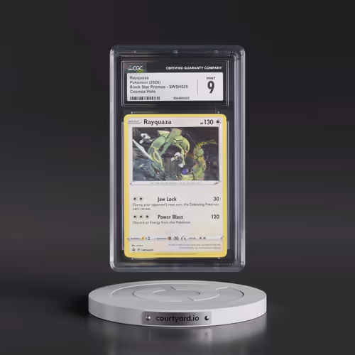 2017 Black Star Promos - Sword & Shield #SWSH029 Rayquaza - (Cosmos Holo) (CGC 9 MINT)