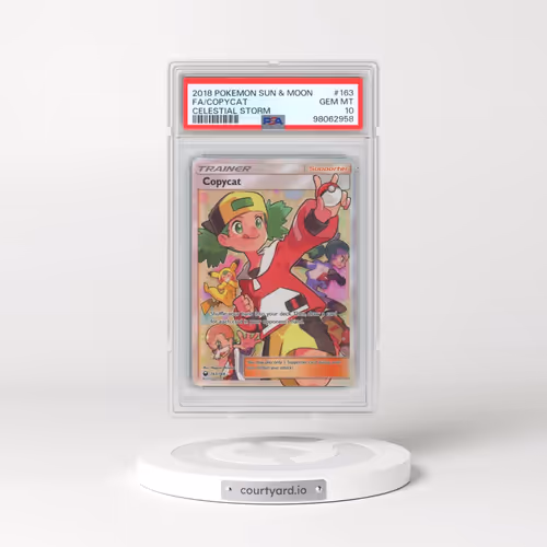 2018 Pokémon Sun & Moon Celestial Storm #163 Copycat - Full Art (PSA 10 GEM MINT)
