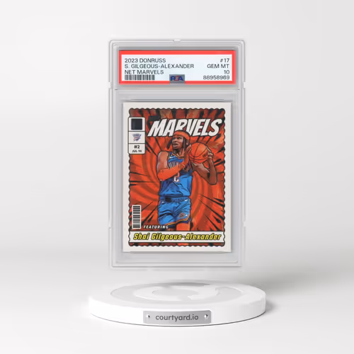 2023 Panini Donruss Net Marvels #17 Shai Gilgeous-Alexander (PSA 10 GEM MINT)