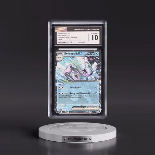 2023 Pokémon Par EN-Paradox Rift #050 Golisopod EX - Holo (CGC 10 GEM MINT)