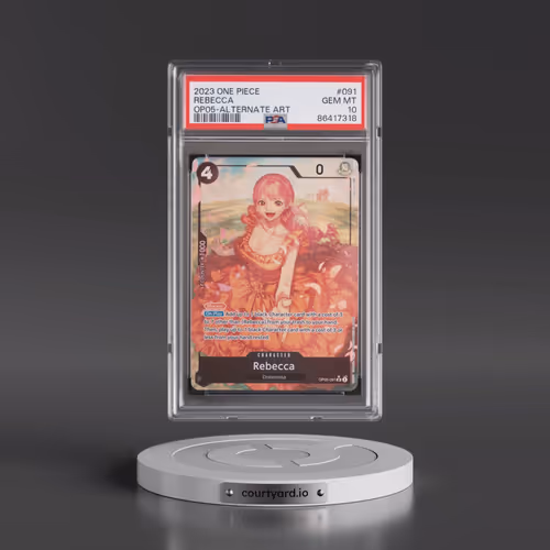 2023 One Piece Awakening of the New Era #091 Rebecca - Alternate Art (PSA 10 GEM MINT)