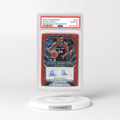 2020 Panini Prizm Rookie Signatures #DVS Devin Vassell - Choice Prizm (PSA 10 GEM MINT)