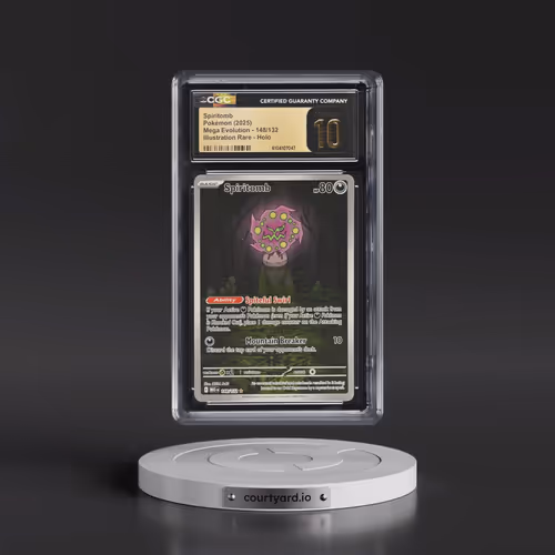 2025 Pokémon Meg EN-Mega Evolution #148 Spiritomb - Illustration Rare (CGC 10 PRISTINE)