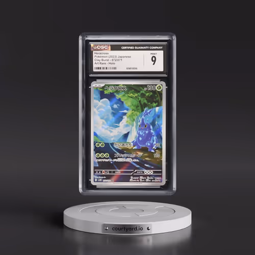 2023 Pokémon Sv2d-Clay Burst #072 Heracross - Art Rare (CGC 9 MINT)