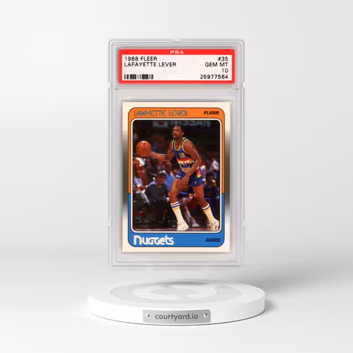 1988 Fleer #35 Lafayette Lever (PSA 10 GEM MINT)