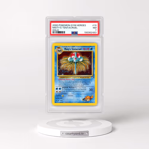 2000 Pokémon Gym Heroes #10 Misty's Tentacruel - Holo (PSA 7 NM)