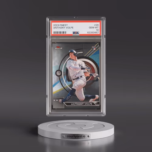 2023 Topps Finest #26 Anthony Volpe (PSA 10 GEM MINT)