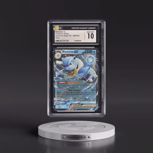 2023 Scarlet & Violet 151 - MEW EN #009/165 Blastoise ex - Holo (CGC 10 GEM MINT)