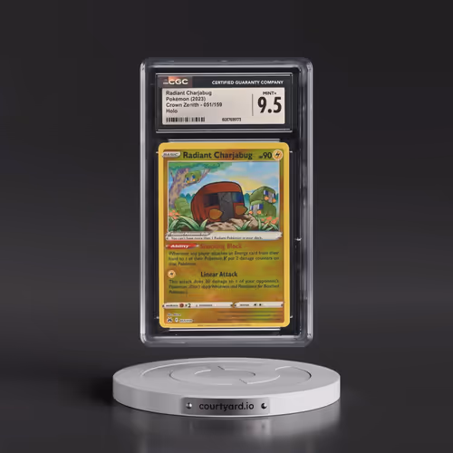 2023 Crown Zenith #051/159 Radiant Charjabug - Holo (CGC 9.5 MINT+)