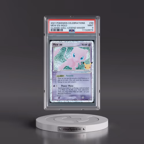 2021 Pokémon Celebrations Classic Collection #88 Mew EX - Holo Holo (PSA 9 MINT)