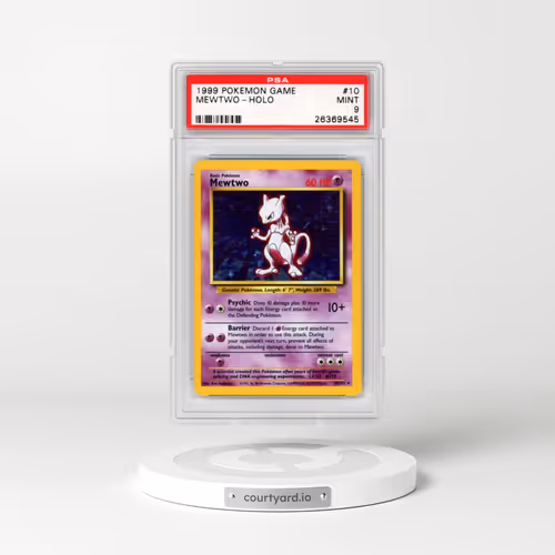 1999 Pokémon Game #10 Mewtwo - Holo (PSA 9 MINT)