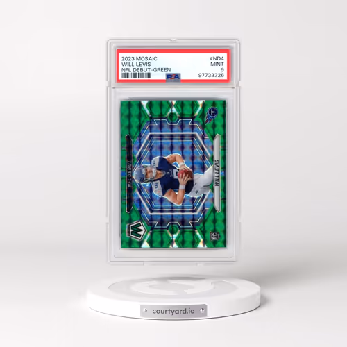 2023 Panini Mosaic NFL Debut #ND4 Will Levis - Green (PSA 9 MINT)