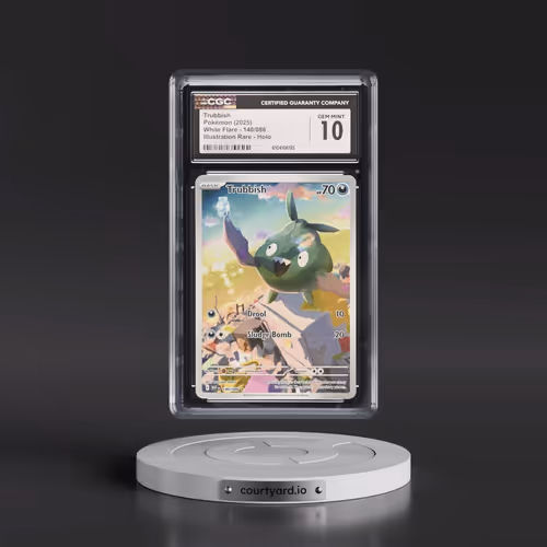 2025 White Flare - WHT EN #140/086 Trubbish - Illustration Rare Holo (CGC 10 GEM MINT)
