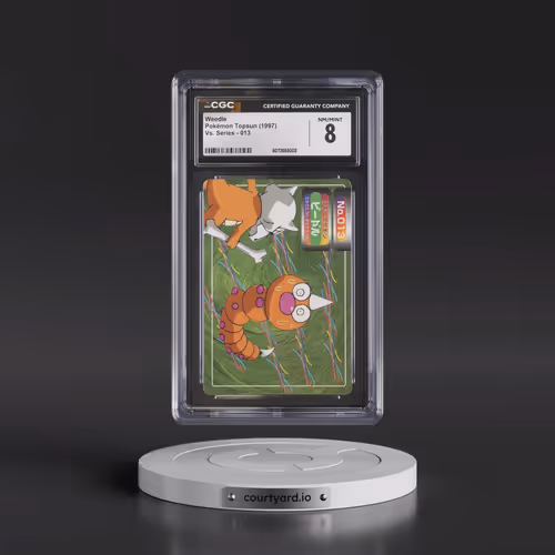 1997 (Two Pokémon) Vs. Series #013 Weedle (CGC 8 NM-MT)