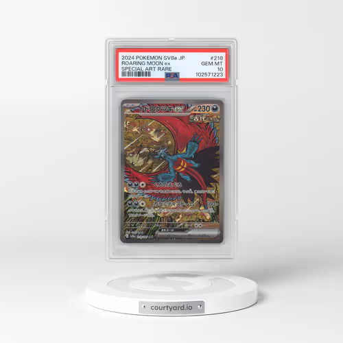 2024 Pokémon Sv8a-Terastal Fest EX #218 Roaring Moon EX - Holo Special Art Rare (PSA 10 GEM MINT)
