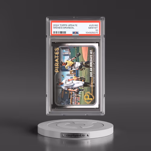 2024 Topps Update #US160 Paul Skenes/Yasmani Grandal (PSA 10 GEM MINT)