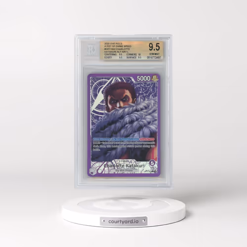 2025 One Piece Card Game A Fist of Divine Speed #OP11062 Charlotte Katakuri ALT ART L (BGS 9.5 GEM M