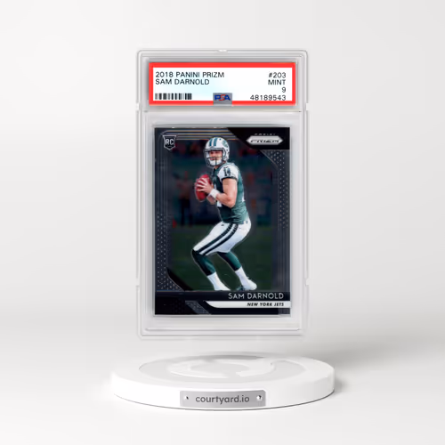 2018 Panini Prizm #203 Sam Darnold (PSA 9 MINT)