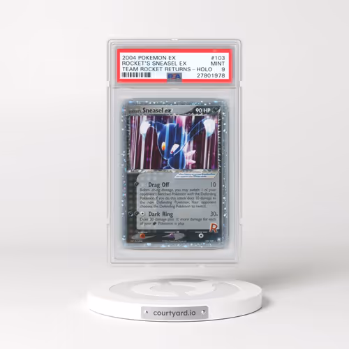 2004 Pokémon EX Team Rocket Returns #103 Rocket's Sneasel EX - Holo Holo (PSA 9 MINT)