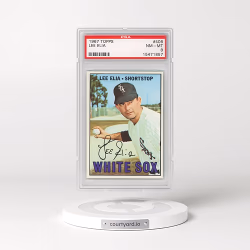 1967 Topps #406 Lee Elia (PSA 8 NM-MT)