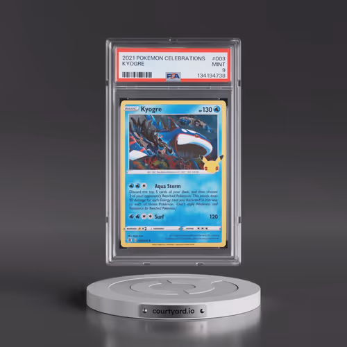 2021 Pokémon Celebrations #003 Kyogre (PSA 9 MINT)