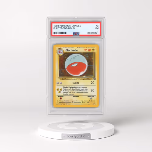 1999 Pokémon Jungle #2 Electrode - Holo (PSA 7 NM)