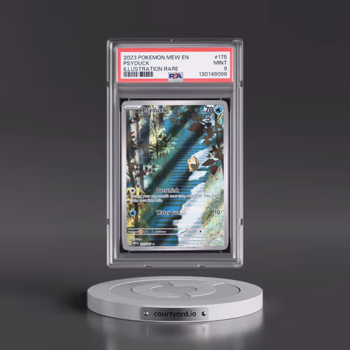 2023 Pokémon Mew EN-151 #175 Psyduck - Illustration Rare (PSA 9 MINT)