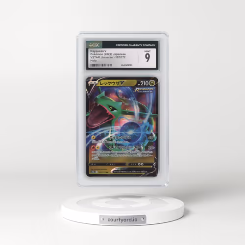 2022 VSTAR Universe #107/172 Rayquaza V - Holo (CGC 9 MINT)