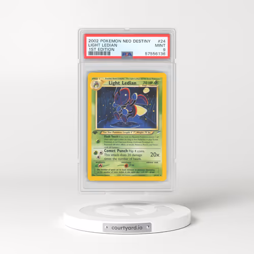 2002 Pokémon Neo Destiny #24 Light Ledian - 1st Edition (PSA 9 MINT)