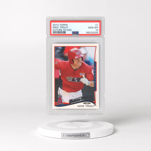 2014 Topps #1 Mike Trout - Future Stars (PSA 10 GEM MINT)