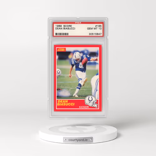 1989 Score #185 Dean Biasucci (PSA 10 GEM MINT)
