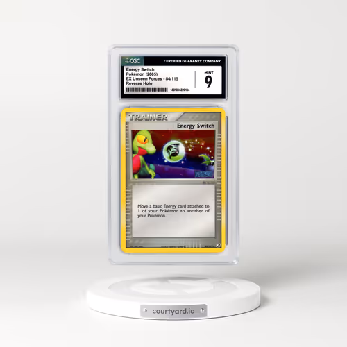 2005 EX Unseen Forces #84 Energy Switch - Holo (CGC 9 MINT)