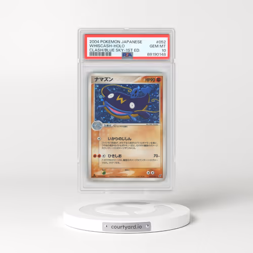 2004 Pokémon Clash of the Blue Sky #052 Whiscash - 1st Edition Holo (PSA 10 GEM MINT)