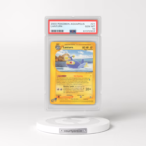 2003 Pokémon Aquapolis #21 Lanturn (PSA 10 GEM MINT)