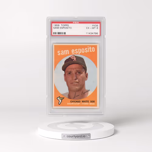 1959 Topps #438 Sam Esposito (PSA 6 EX-MT)