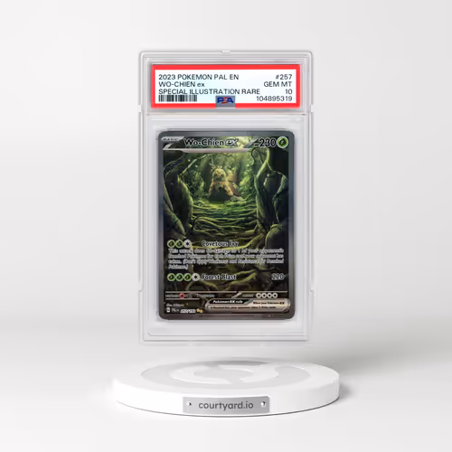 2023 Pokémon Pal EN-Paldea Evolved #257 WO-Chien EX - Holo Special Illustration Rare (PSA 10 GEM MIN