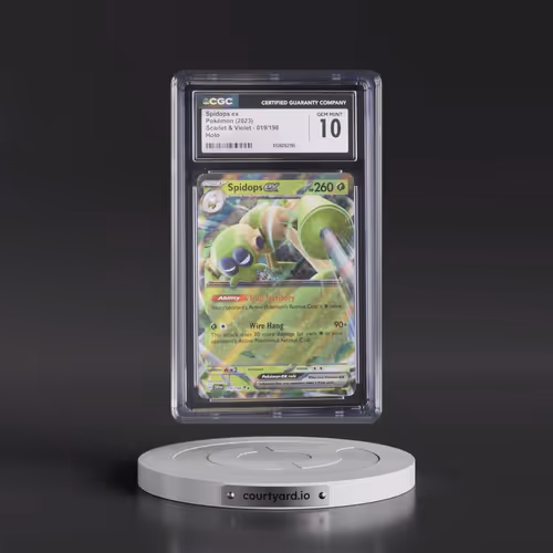 2023 Pokémon Svi EN-Scarlet & Violet #019 Spidops EX - Holo (CGC 10 GEM MINT)